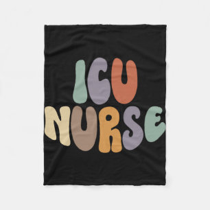 ICU Nurse Proud Karriere Beruf Fleecedecke