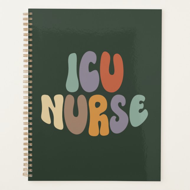 ICU Nurse Proud Karriere Beruf Planer (Vorderseite)
