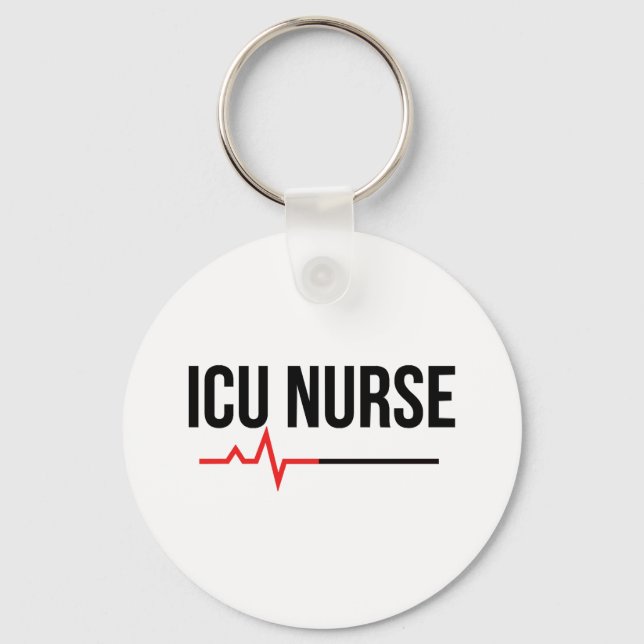 ICU Nurse Schlüsselanhänger (Vorderseite)
