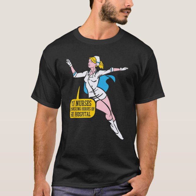 Icu versorgt die ungesungenen Helden des Krankenha T-Shirt (Vorderseite)