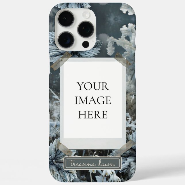 Icy Blossom iPhone 16 Pro Max Hülle (Rückseite)