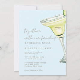 Icy Blue Celebrate & Party Margarita Wedding Einladung