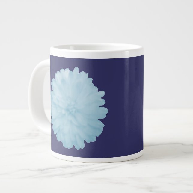 Icy Blue Marigold Tasse (Vorderseite Links)