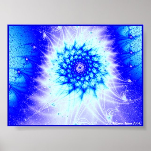 Icy Blue Poster (Vorne)