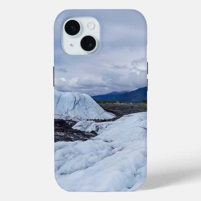 Icy Blue Rugged Glacier iPhone Case Design (Rückseite)