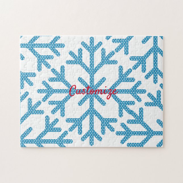 Icy Blue Snowflake Thunder_Cove (Horizontal)