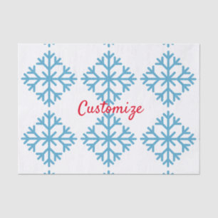 Icy Blue Snowflake Thunder_Cove Seidenpapier