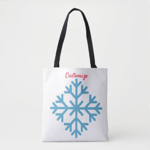 Icy Blue Snowflake Thunder_Cove  Tasche