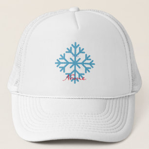 Icy Blue Snowflake Thunder_Cove Truckerkappe