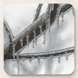 Icy Branch Getränkeuntersetzer