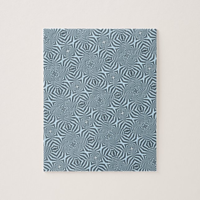 Icy Colored Abstrakt Arabesque Muster (Vertikal)