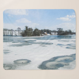 Icy English Lake - Personalisiert Sherpadecke