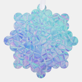 icy iridescence : ornament karte