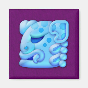 Icy Maya Animal Head Magnet