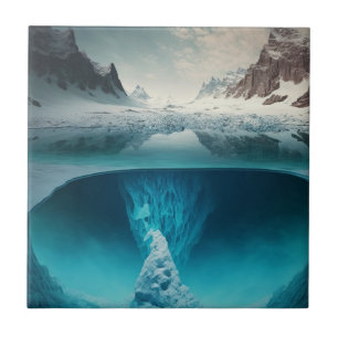Icy Mountain View Fliese