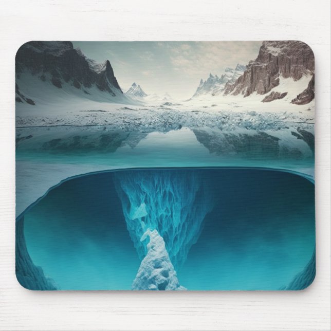 Icy Mountain View Mousepad (Vorne)