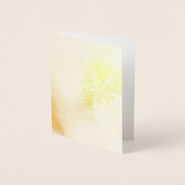 Icy Snowflake Folienkarte (Vorderseite)