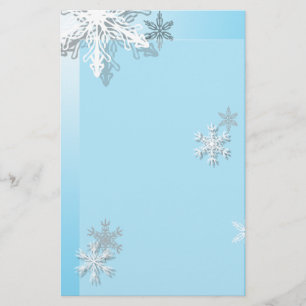 Icy Snowflake Stationäre Briefpapier