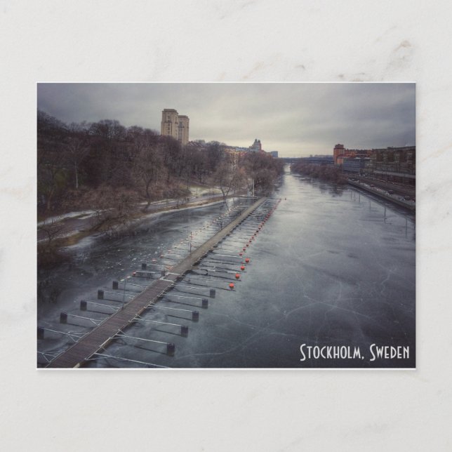 Icy Stockholm Postcard Postkarte (Vorderseite)