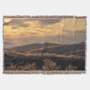 Icy Sunset Decke