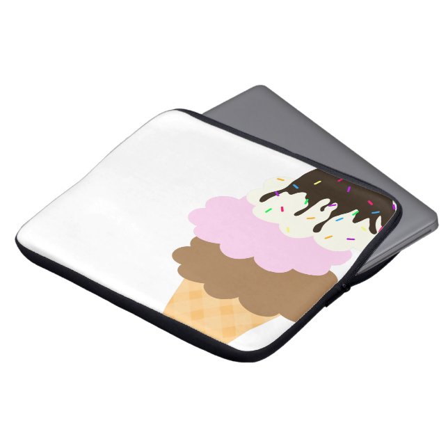 Icy Süße Laptopschutzhülle (Vorne Oben)