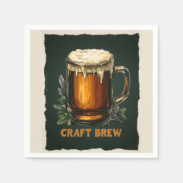 Icy-Tasse des Handwerksbiers Serviette (Vorderseite)
