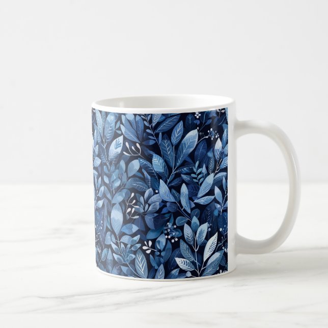 Icy Winter Pattern Coffee Tasse (Rechts)