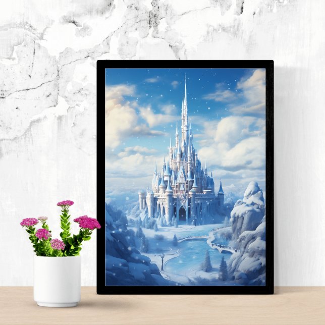Icy Wonder : affiche du Grand Ice Castle (Créateur téléchargé)