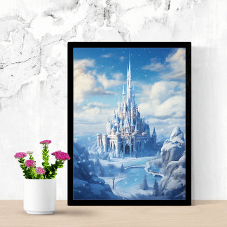 Icy Wonder: Poster von Grand Ice Castle