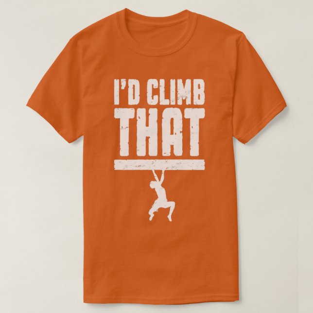 Id Climb jenes Felsklettersteig, der die sonnige K T-Shirt (Design vorne)