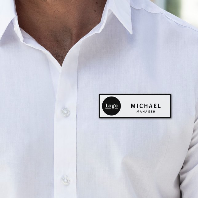 ID des Firmenpersonals für kundenspezifische Logos Namensschild (Von Creator hochgeladen)