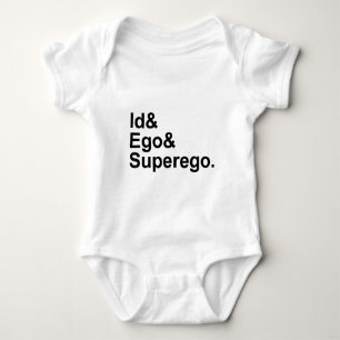 Id Ego Superego   Drei Teile der Psyche Baby Strampler