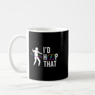 Id Hoop, dass Gymnastik tänzt Hula Hoop Kaffeetasse