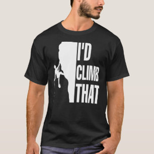 Id klettert an diesem feinen Felskletter T-Shirt
