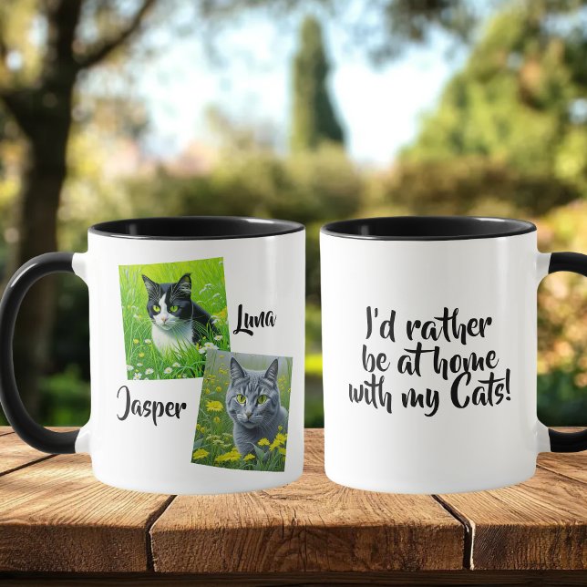 I'd Rather be at Home with my Cats Tasse (Von Creator hochgeladen)