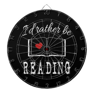 I'd rather be reading dartscheibe