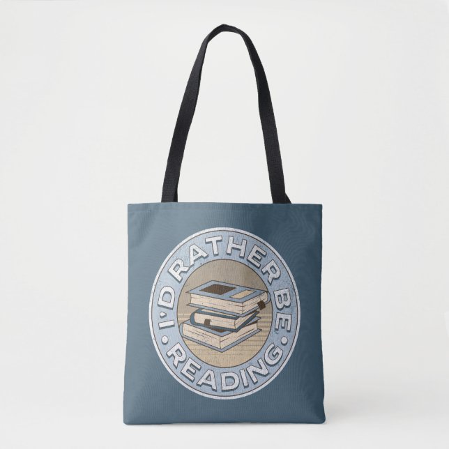 I'd rather be reading tasche (Vorderseite)