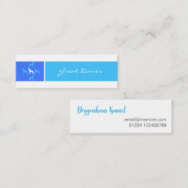 ID-Serie Deutsche Dogge Mini Visitenkarte