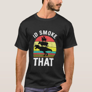 Id Smoke Tha Grilling Meat GRILLEN Smoker Vaters D T-Shirt