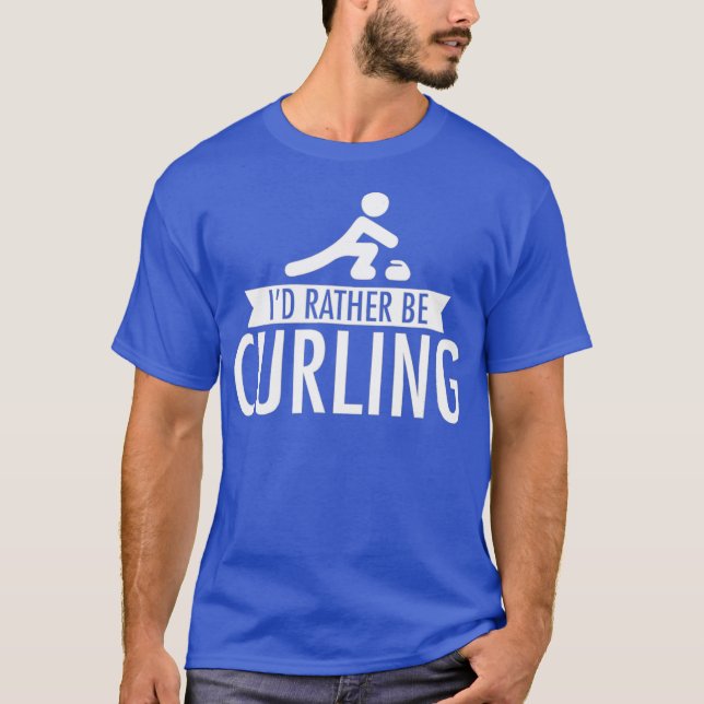 Id statt Curling T-Shirt (Vorderseite)