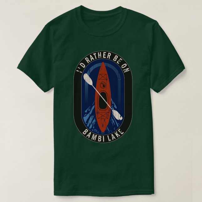 Id statt Kayaking am Bambi-See in MI T-Shirt (Design vorne)