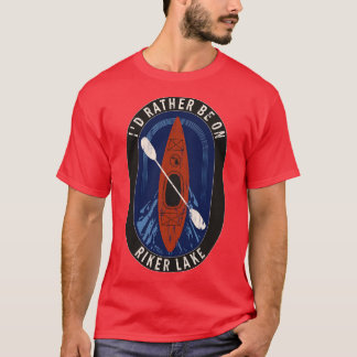 Id statt Kayaking auf dem Riker See in MI T-Shirt