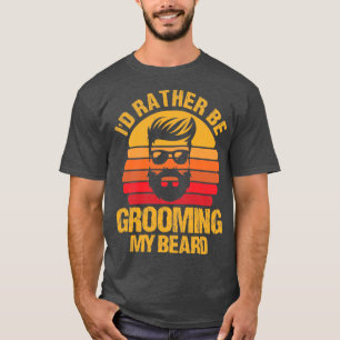 ID statt meine Bart Männer Boys Vollbart zu züchte T-Shirt