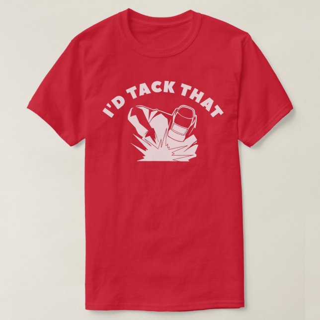Id Tack jenes Metallarbeiter Welder Welding T-Shirt (Design vorne)