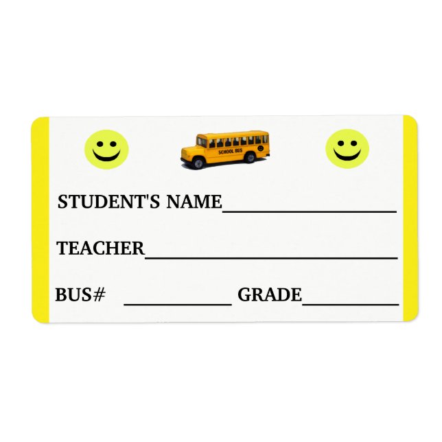 ID und Bus-Nummer für benutzerdefinierte Studieren (Vorne)