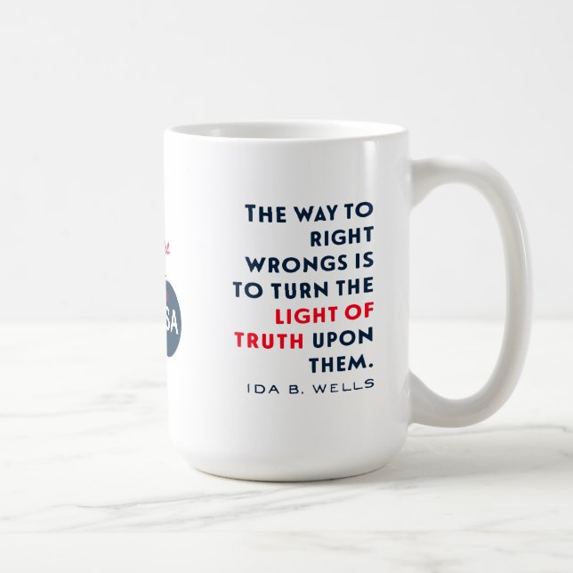 Ida B. 100 Jahre Jubiläum der Frauen Kaffeetasse (Rechts)