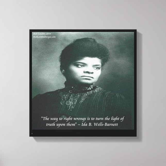 Ida B Wells Trouver la toile de vérité Imprimer (Recto)