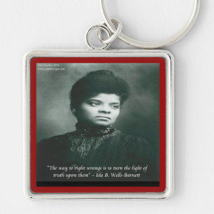 Ida B Wells & Truth Quote Schlüsselanhänger