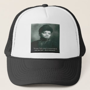 Ida B Wells & Truth Zitat Truckerkappe