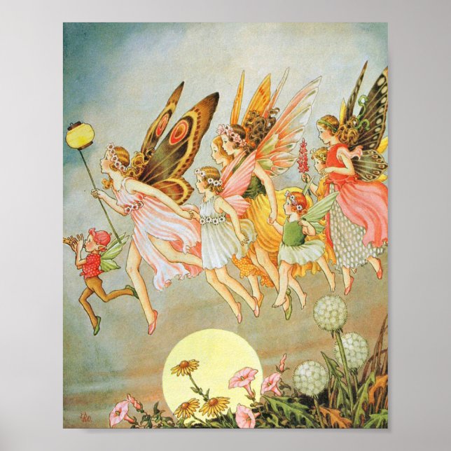 Ida Rentoul - Fairy Parade Poster (Vorne)